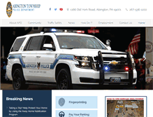 Tablet Screenshot of abingtonpd.org